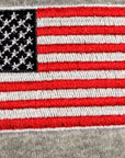Stars & Stripes Retro Nike Crew with Sewn-On USA and Flag