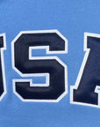 Carolina Retro Nike Hoodie with Sewn-On USA and Flag