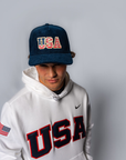 USA Midnight Blue Corduroy Hat